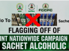NOA, FCCPC Backs NAFDAC; Campaigns against Sachet Alcohol