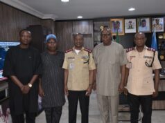 FRSC Strengthens Ties with NRSP; Receives 100 Reflective Vests