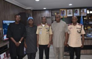 FRSC Strengthens Ties with NRSP; Receives 100 Reflective Vests