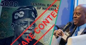 CBN Debunks Fake N5,000 Note with Tinubu’s Image